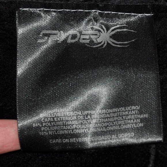 Sypder White Faux Leather Moto Bomber Jacket Black Fleece Trim 8 - Picture 14 of 16